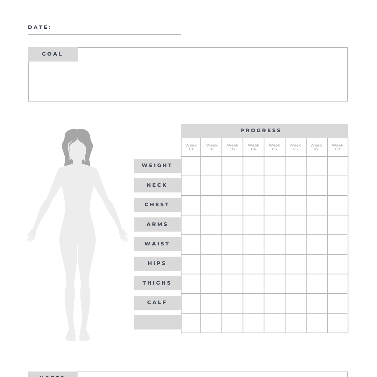 Her Complete Fitness Planner