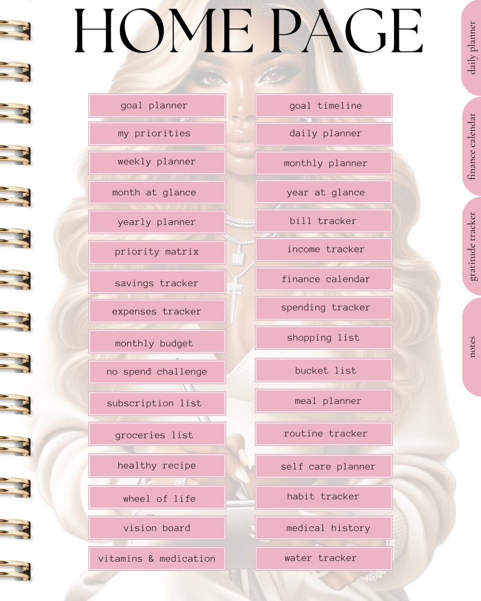 The Ultimate Digital Goal & Lifestyle Planner for Women