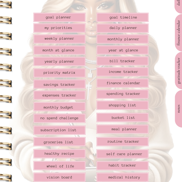 The Ultimate Digital Goal & Lifestyle Planner for Women
