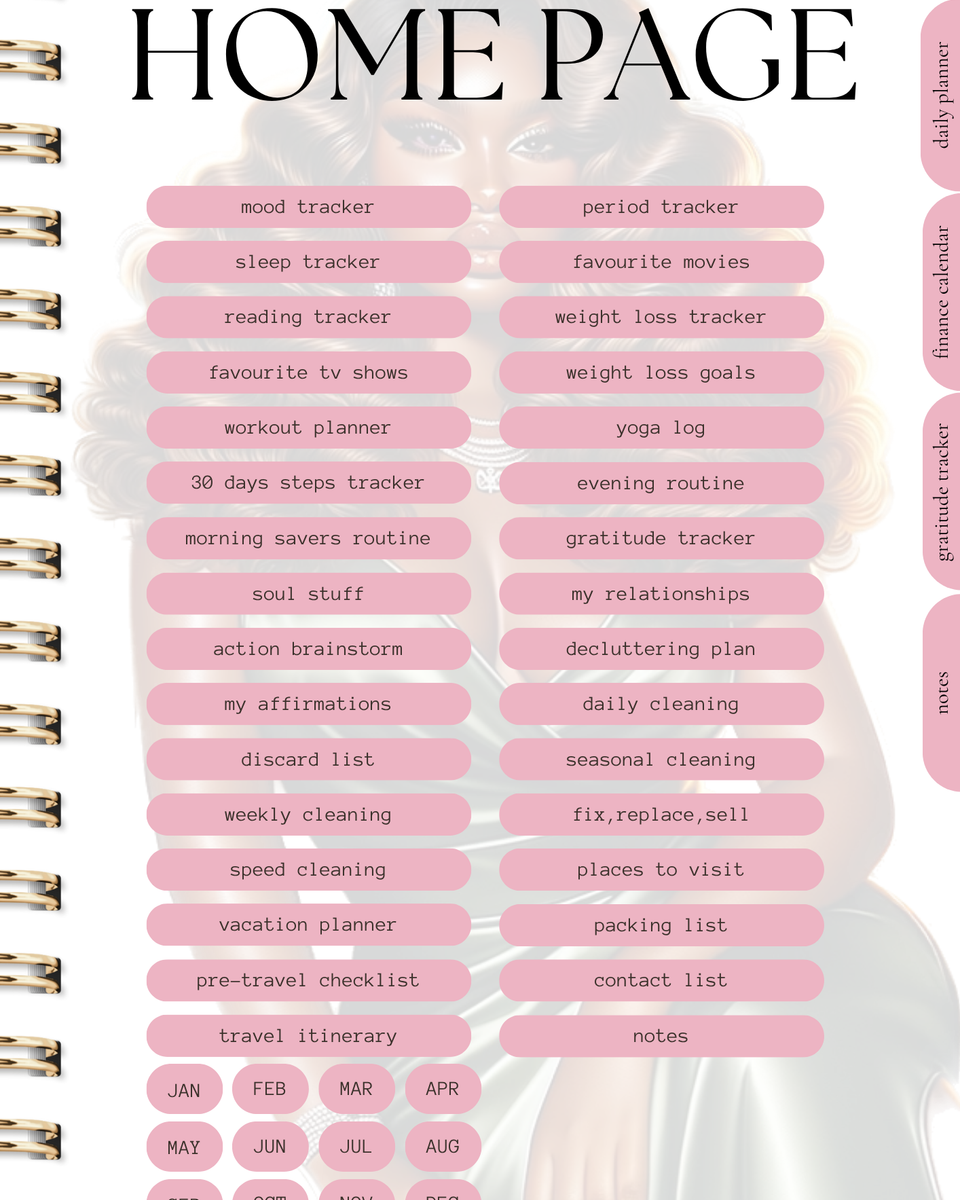 The Ultimate Digital Goal & Lifestyle Planner for Women